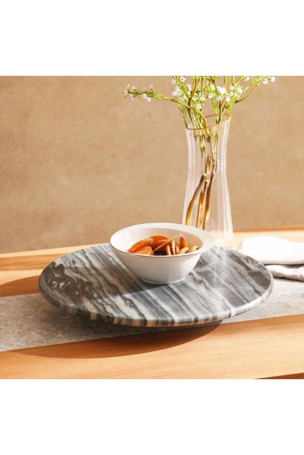 Mison Marble Lazy Susan Dia41x4cm -grey