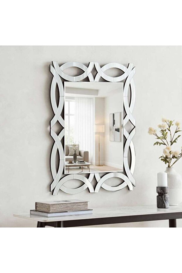 Zell Wall Mirror 60x80cm - Silver
