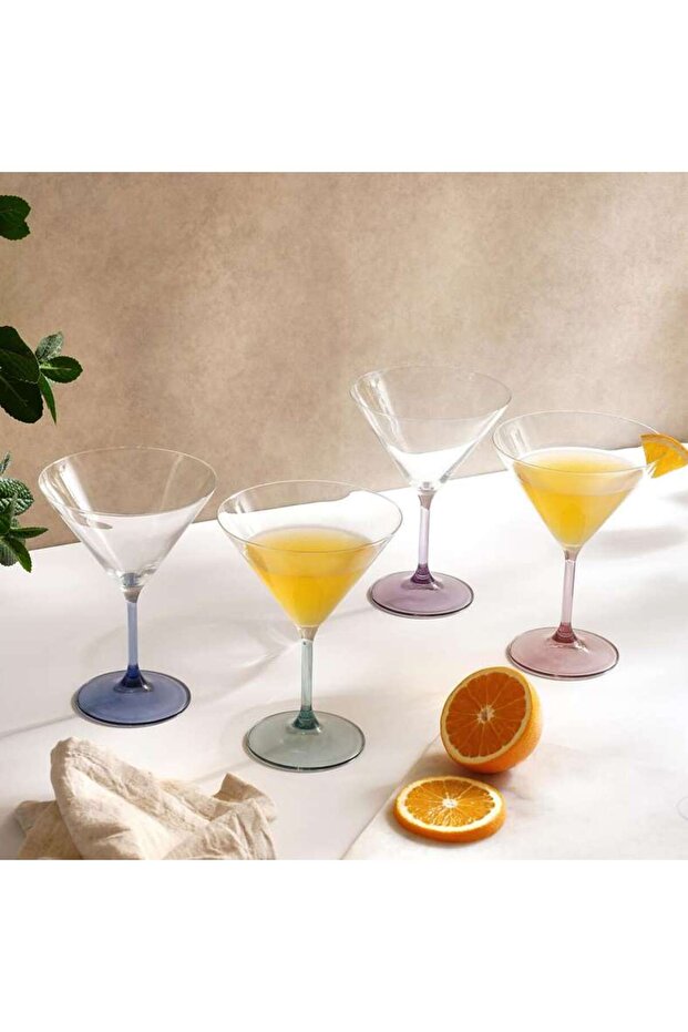 Spectrum 4-Piece Mocktail Crystal Glass Set 290Ml -Clear