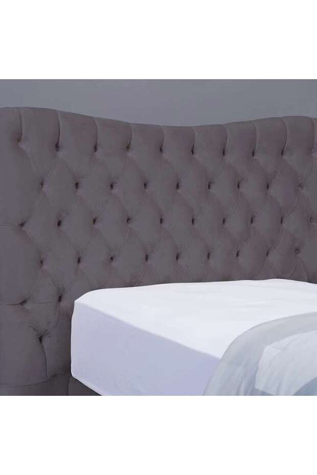 MARS HEADBOARD VELVET GREY L-120 : H-125 CM