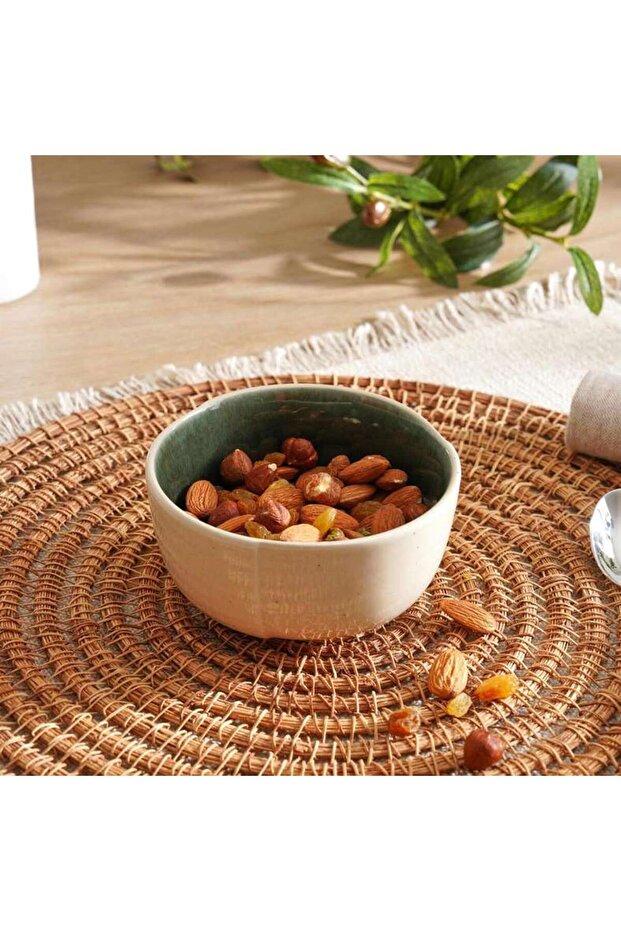 Casafina Stoneware Rice Bowl Dia11.4cm - Dark Green