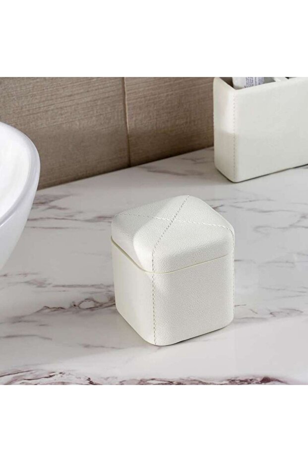 Denver Cotton Jar 9.5x 9.5x10.2cm - Cream