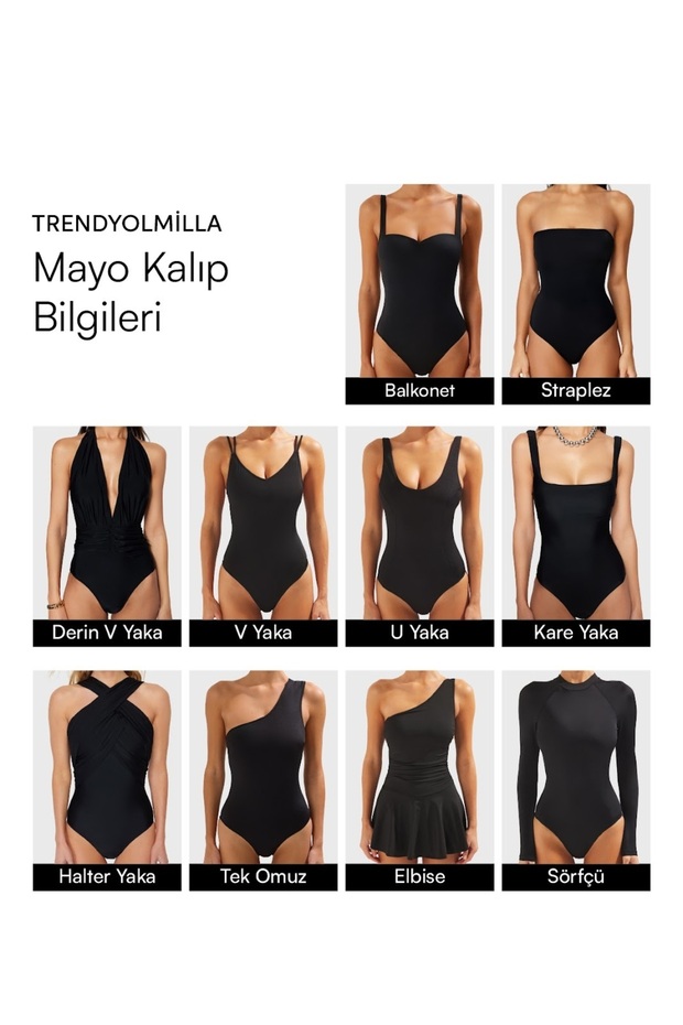 Leopar Desenli Drapeli Balconette Kaplı Regular Mayo TBESS25MA00076 - 5