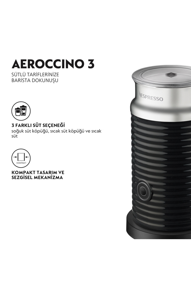 Inissia C40 Kırmızı Kahve Makinesi & Aeroccino 3 Süt Köpürtücü Kahve Seti - 9