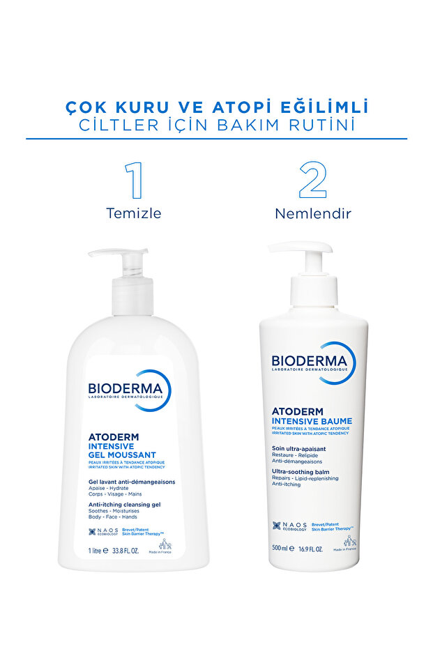 Atoderm Intensive Foaming Gel Çok Kuru, Atopi Eğilimli Cilt Onarıcı Temizleme Jeli Niasinamid 200ml - 8