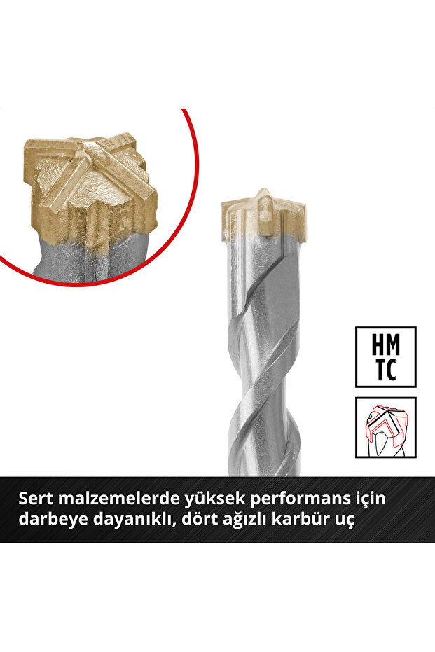 Orijinal 7 Parça SDS Plus Uç Seti, 210 mm - 49265515 - 4