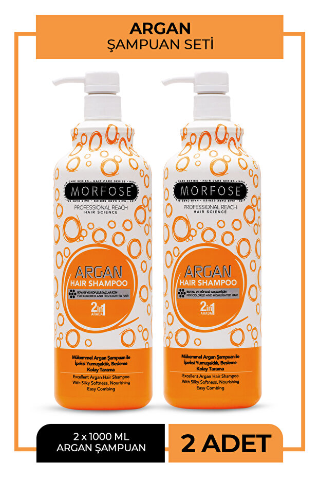 Argan Şampuan 2 X 1000 ML