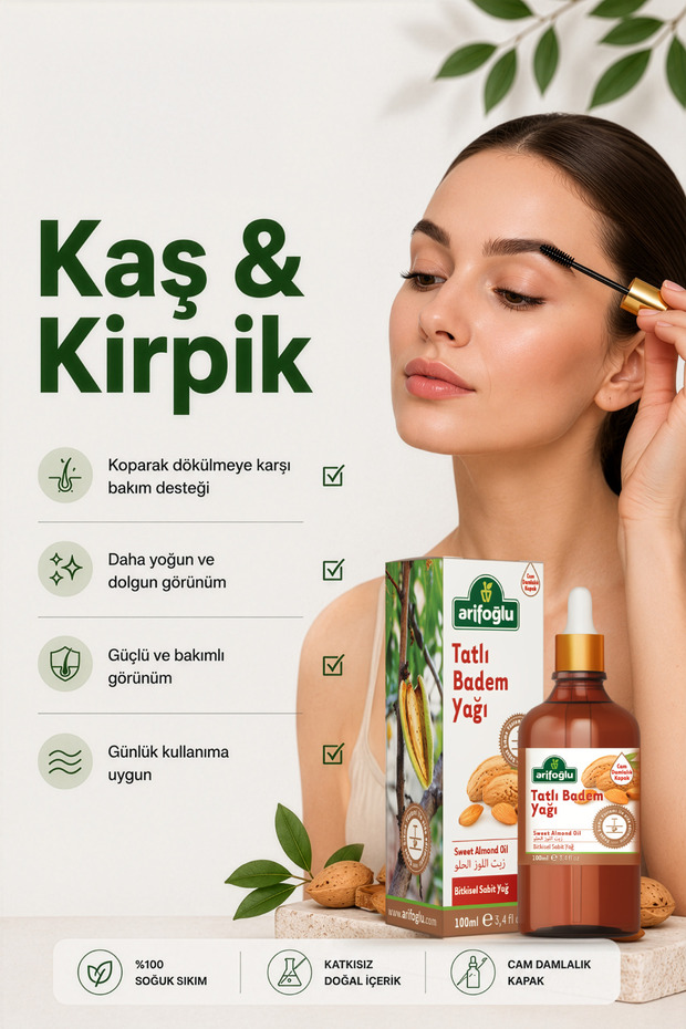 Badem Yağı TATLI 100ml - 4