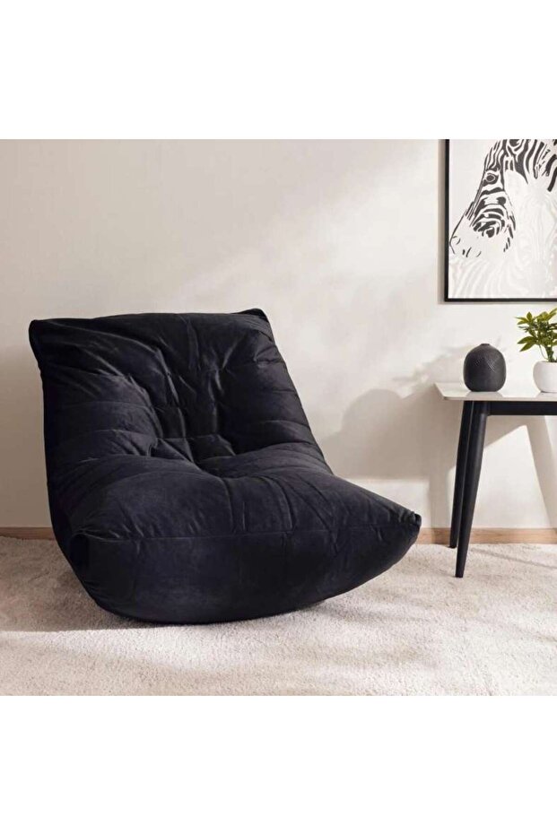 Brasinca Lounger Bean Bag 97x90x63cm - Black