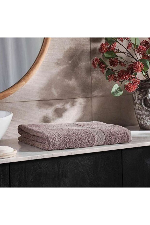 Nova Essense 580 GSM Bath Sheet 100x150 cm- Taupe