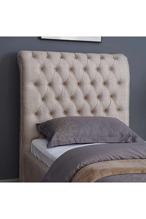 Aurora Headboard Chanel Beige L-120 : H-125 Cm