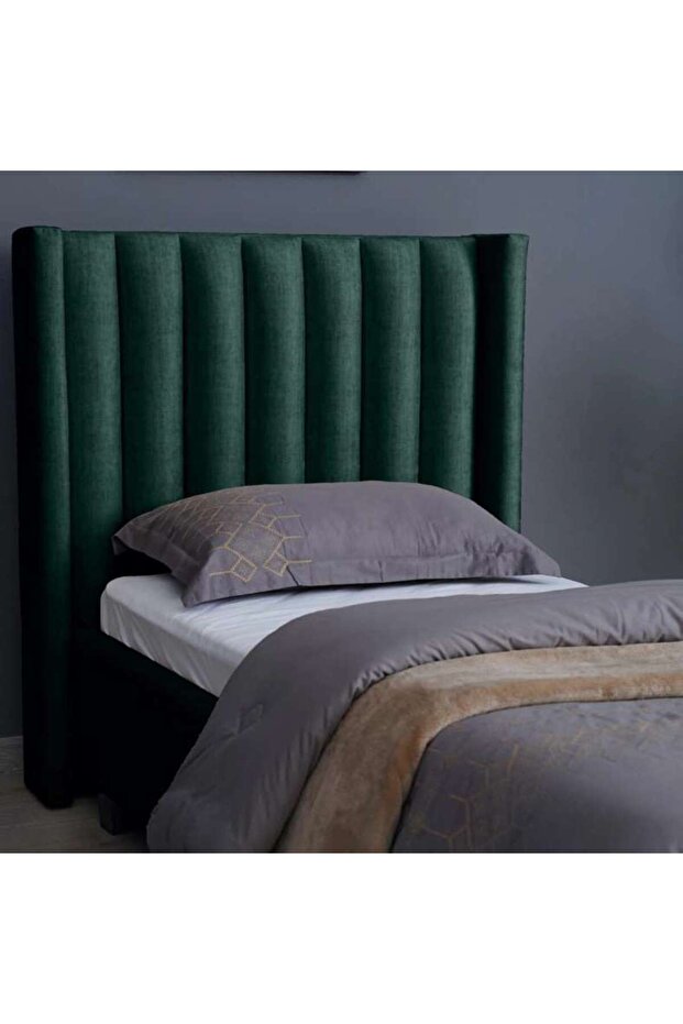 VENUS HEADBOARD CHANEL OLIVE GREEN L-90 : H-125 CM