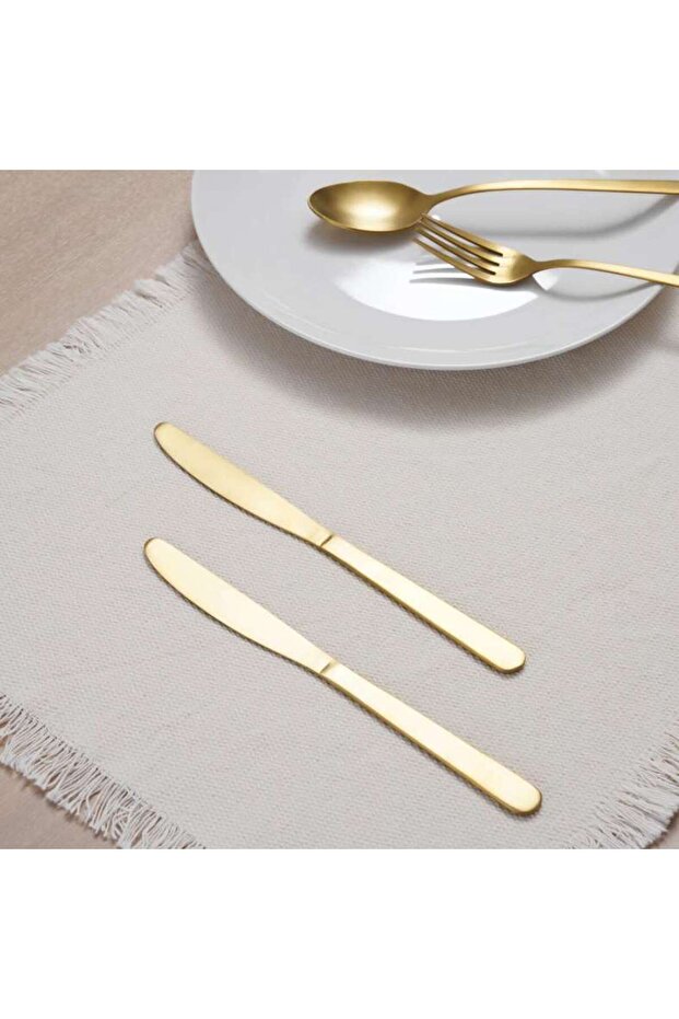 Aneta 2-Piece Dinner Knife 22.5x2x0.3cm - Gold