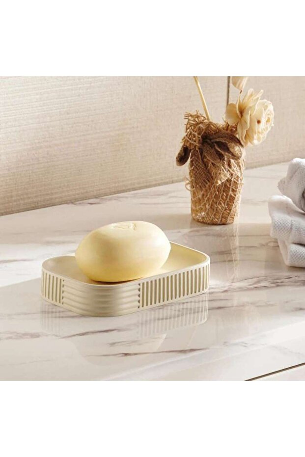 Blake Soap Dish 16.2x10.3x2.8cm - Beige