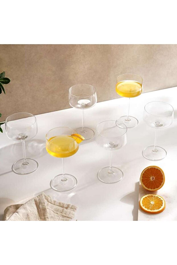 Alex 6-piece Mocktail Crystal Glass Set 220ml -clear