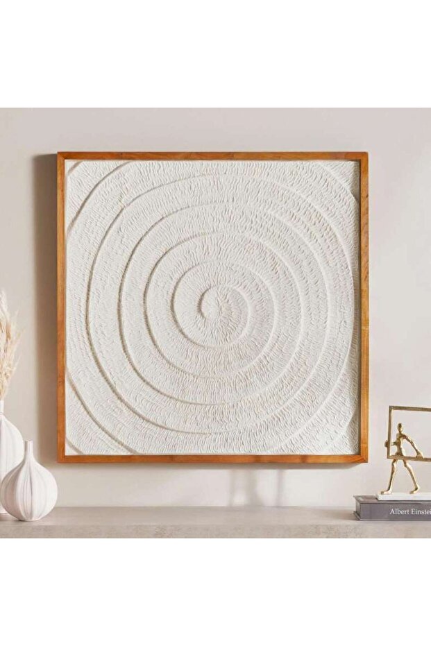 Grooves Handmade Shadow Box 100x100cm - Off White