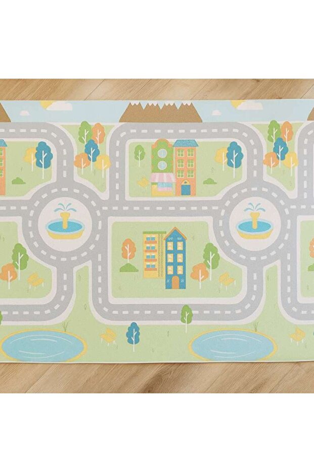 Rusty Roads Playmat 125x185cm - Green