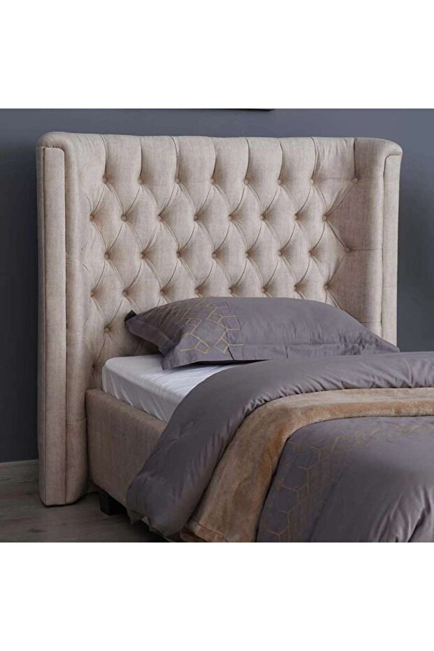 NEPTUNE HEADBOARD CHANEL BEIGE L-90 : H-125 CM