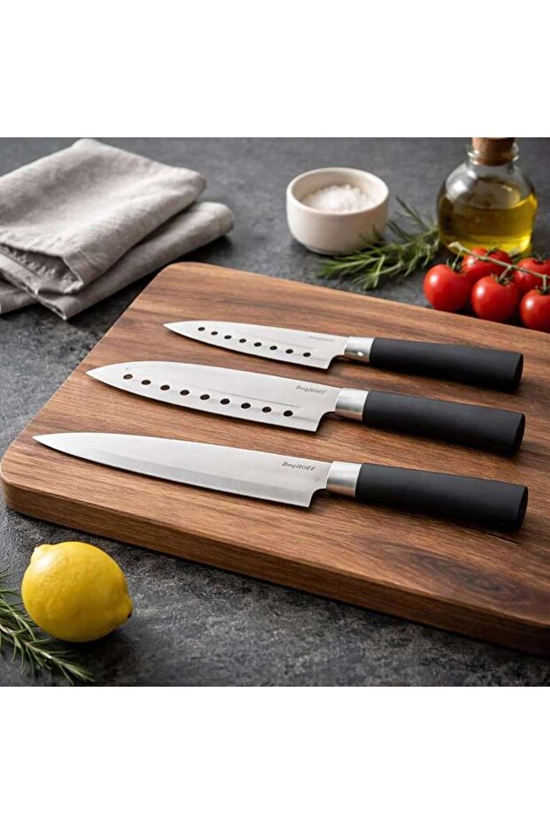 Berghoff Codon 3-piece Knife Set - Black