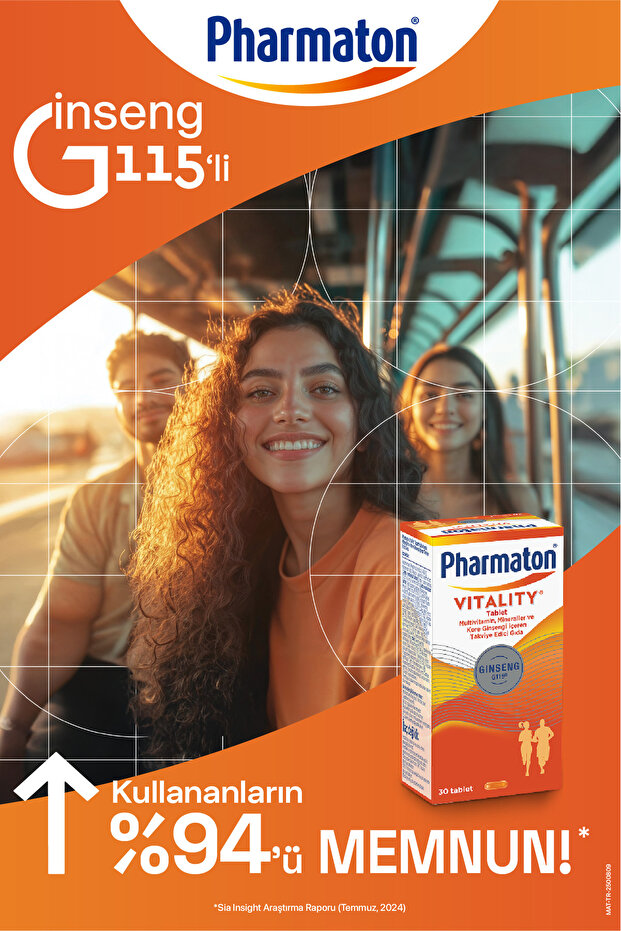 Vitality Multivitamin ve Mineral Desteği Ginseng G115 Enerji* 60 Tablet - 3