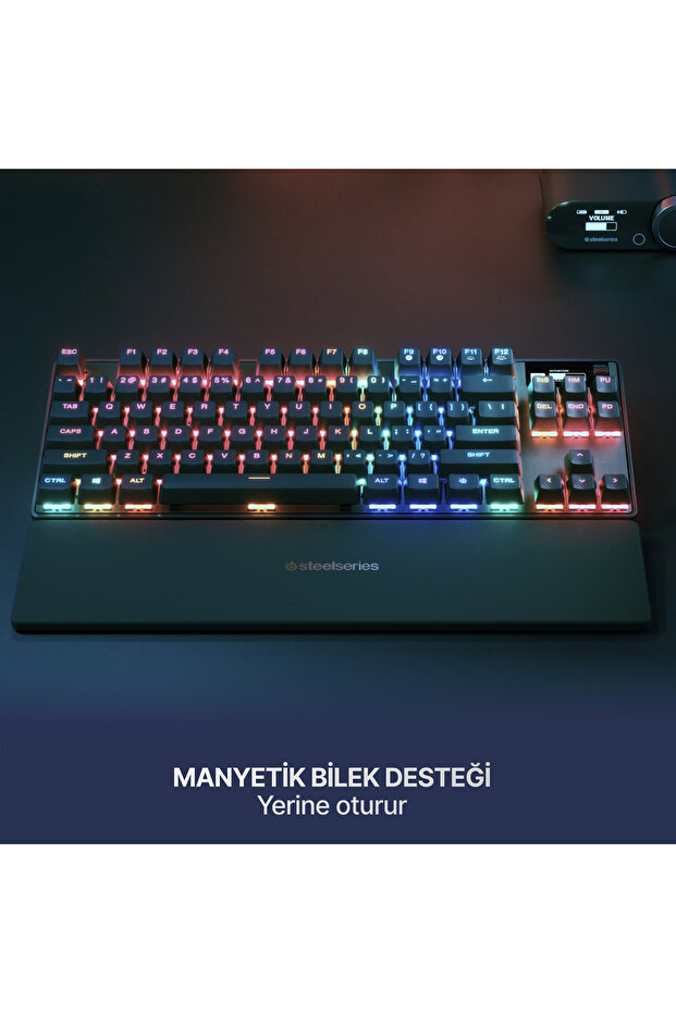 Apex Pro TKL Wireless Gen 3 OmniPoint 3.0 HiperManyetik Switch RGB Mekanik Kablosuz Oyuncu Klavyesi - 9