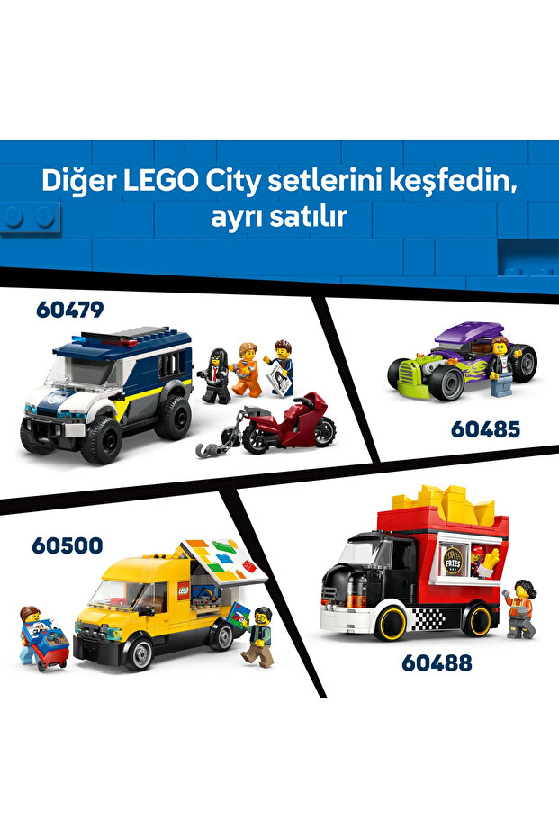 ® City Elektrikli Süper Araba 60486 - 5+ Yaratıcı Oyuncak Yapım Seti (109 Parça) - 11