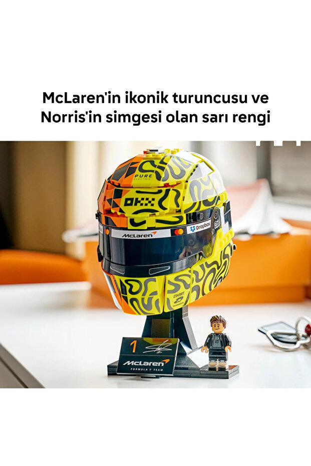 ® Editions McLaren Mastercard F1® Team Lando Norris Kaskı 43023 - 14+ için Oyuncak Yapım Seti (793P) - 7