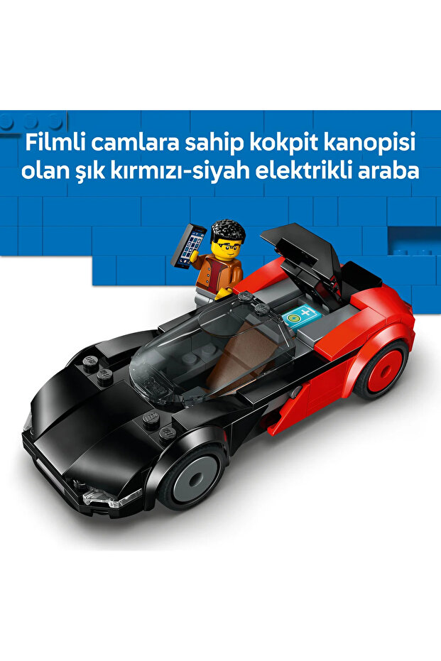 ® City Elektrikli Süper Araba 60486 - 5+ Yaratıcı Oyuncak Yapım Seti (109 Parça) - 7