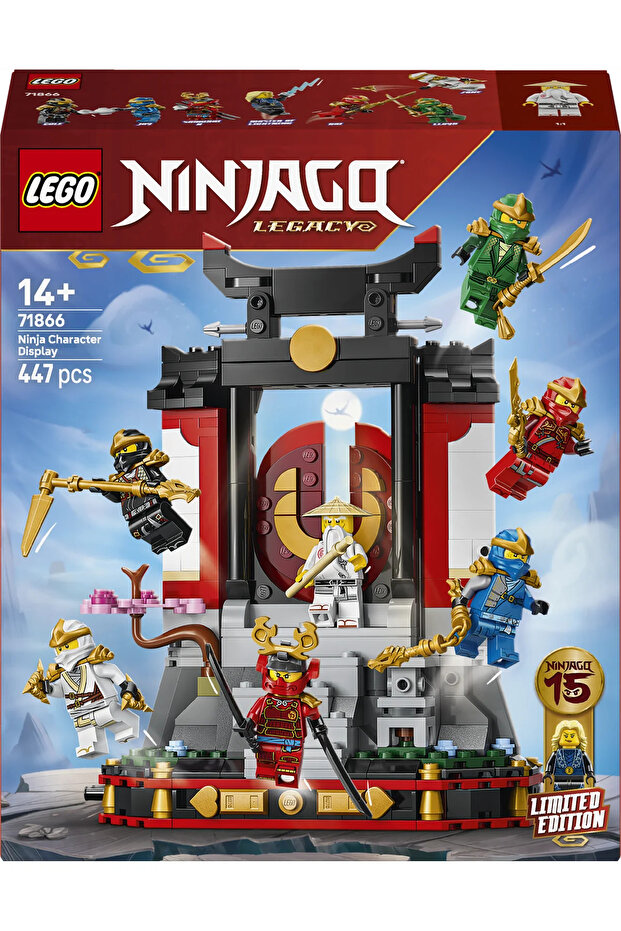 ® NINJAGO® Karakteri Sergileme Modeli 15. Yıl Dönümü 71866 - 14+ Oyuncak Yapım Seti (447 Parça) - 4