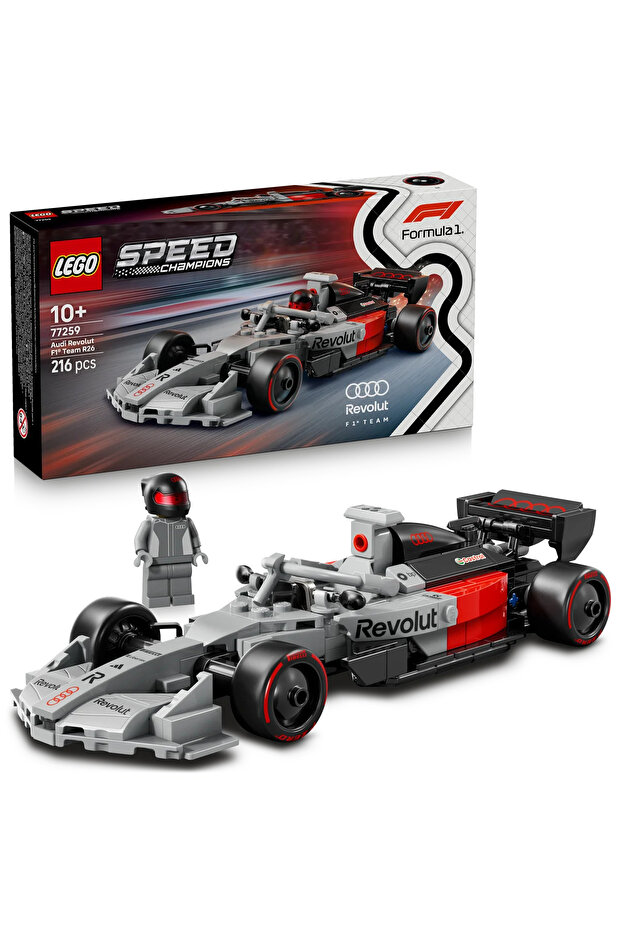 ® Speed Champions Audi Revolut F1® Team R26 Yarış Arabası 77259 - 10+ için Oyuncak Yapım Seti (215P)