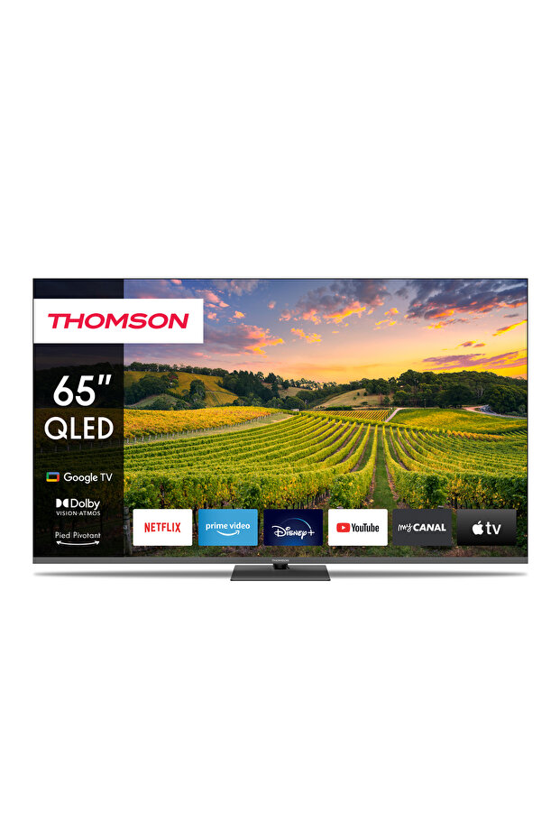 65QG5C14 65 inç 164 Ekran Uydu Alıcılı Ultra HD 4K Google Smart QLED TV - 1