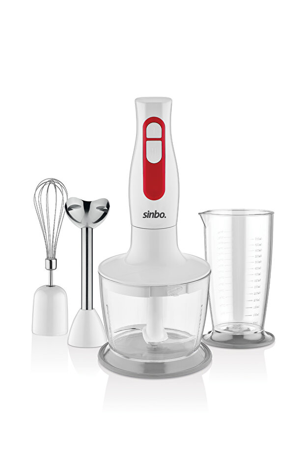 SHB 3100S El Blender Seti, Çırpıcı, Doğrayıcı Hazne ve Ölçü Kabı - 8