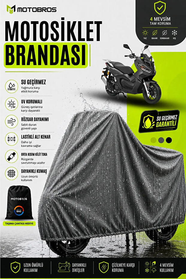 Kanuni Seha Compatible Motorcycle Tarpaulin (Thickest) Fabric for Lifetime Use