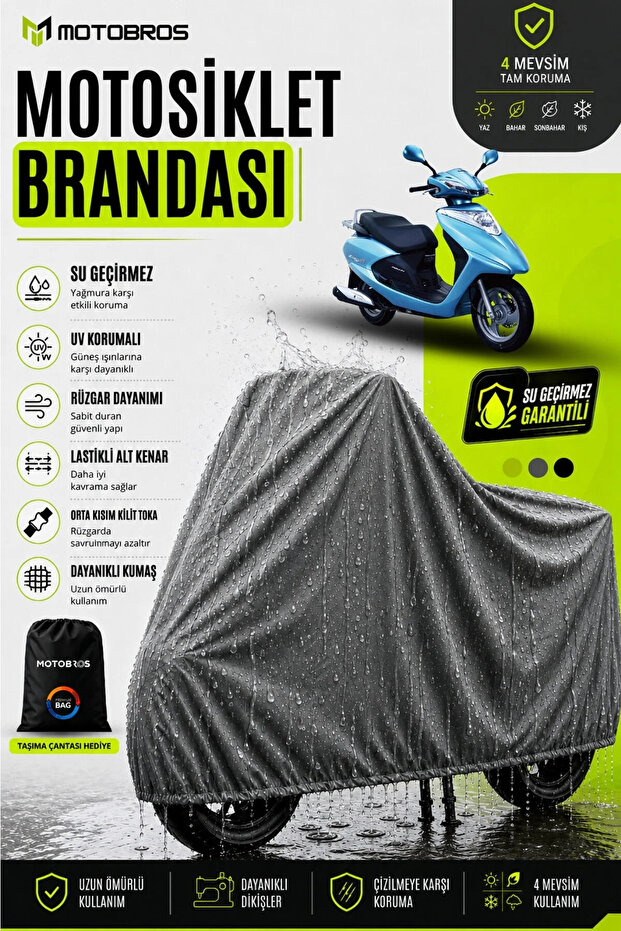 Honda Spacy Compatible Motorcycle Tarpaulin (Thickest) Fabric for Lifetime Use