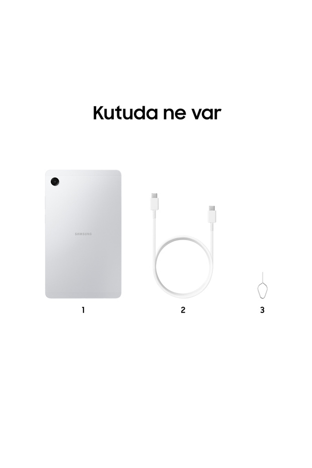 Galaxy Tab A11 4GB 64GB Gümüş Tablet - 7