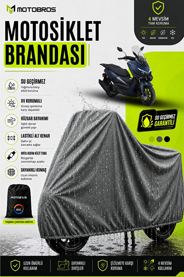 Motorcycle Tarpaulin Arora Maxt Waterproof and Durable (Most Thick) Fabric Lifespan Use
