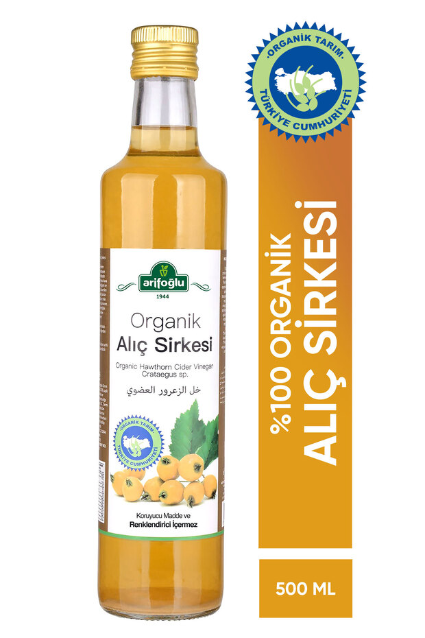 Organik Alıç Sirkesi 500ml