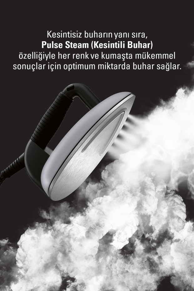 Lift Xtra Buhar Kazanlı Ütü - Gümüş (%100 Kuru Buhar Teknolojisi, %50 Zaman Tasarrufu) - 9