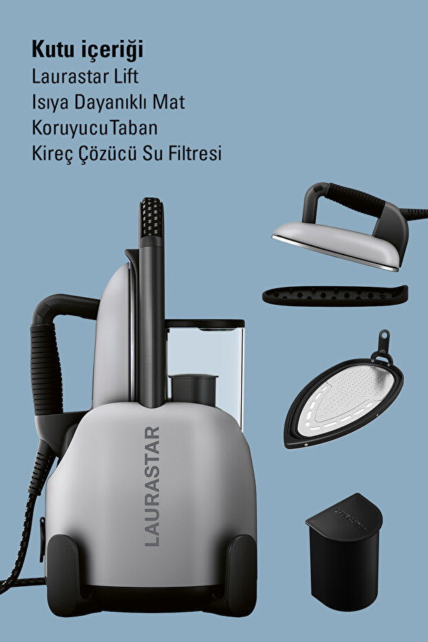 Lift Xtra Buhar Kazanlı Ütü - Gümüş (%100 Kuru Buhar Teknolojisi, %50 Zaman Tasarrufu) - 16