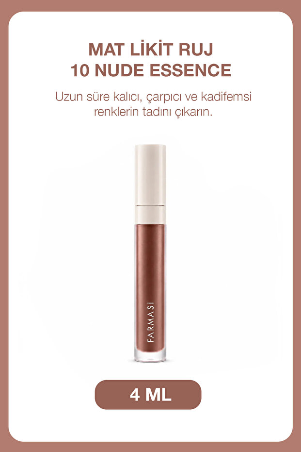 Matte Liquid Lipstick - Nude Essence 4 ml 8690131775124