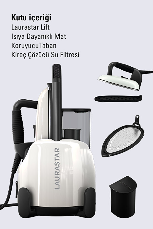 Lift Buhar Kazanlı Ütü - Beyaz (%100 Kuru Buhar Teknolojisi, %50 Zaman Tasarrufu) - 13