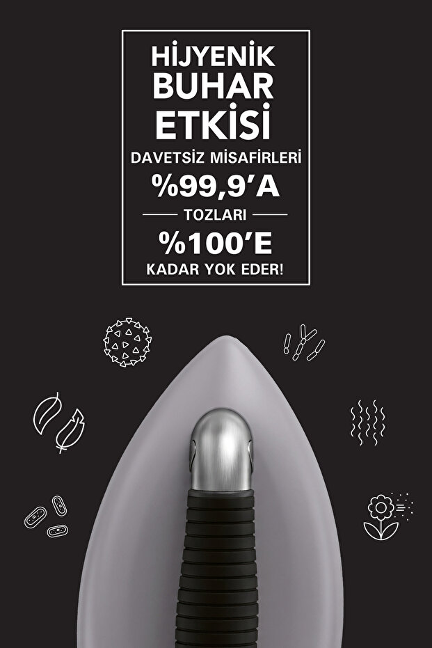 Lift Xtra Buhar Kazanlı Ütü - Gümüş (%100 Kuru Buhar Teknolojisi, %50 Zaman Tasarrufu) - 6