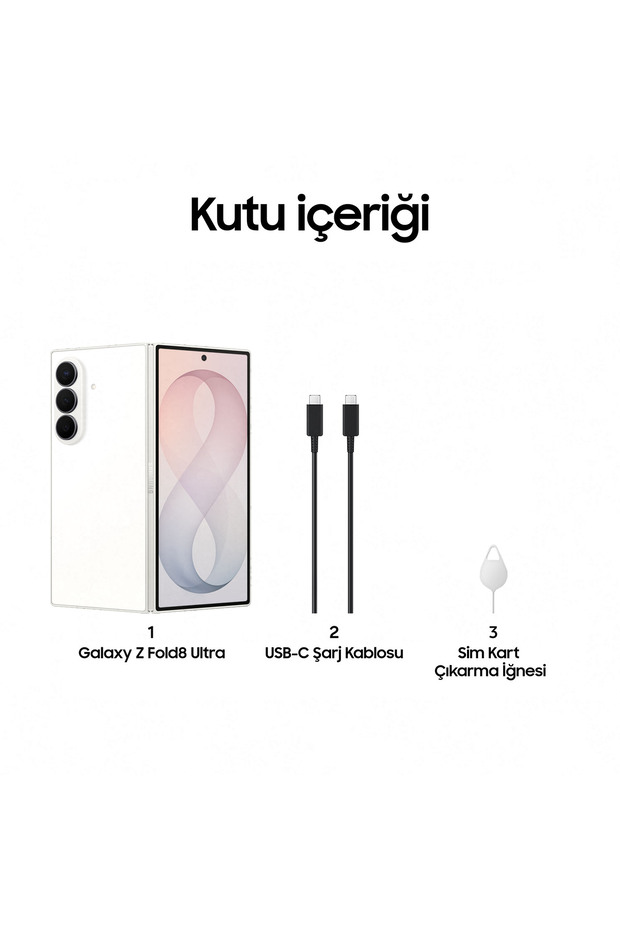 Galaxy Z Fold8 Ultra 12GB/512GB Krem Cep Telefonu - 8