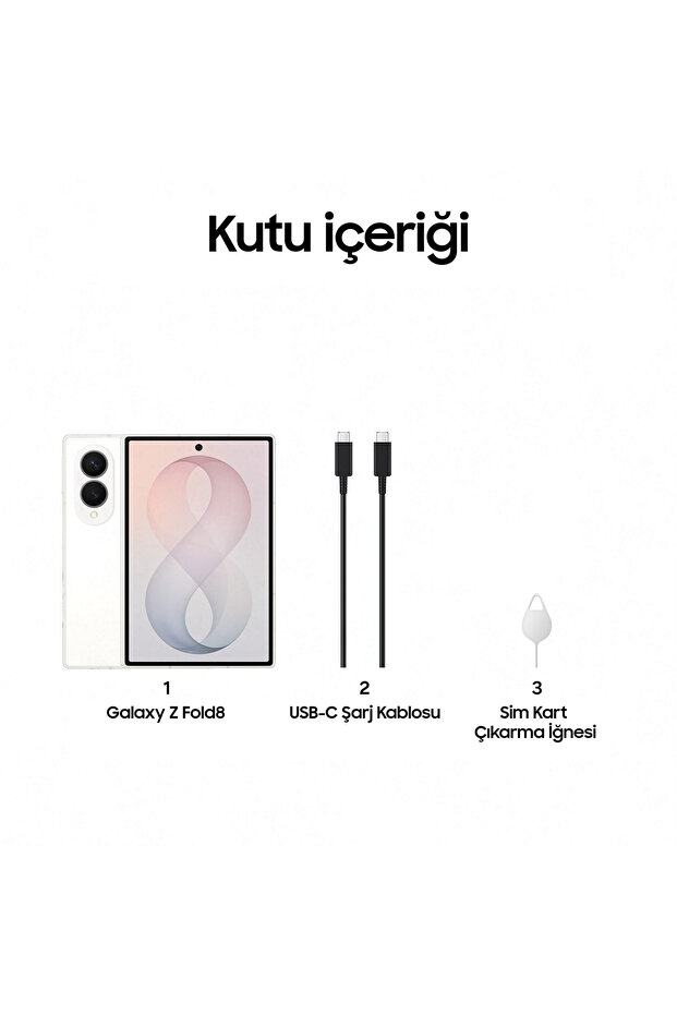 Galaxy Z Fold8 16GB/1TB Krem Cep Telefonu - 8