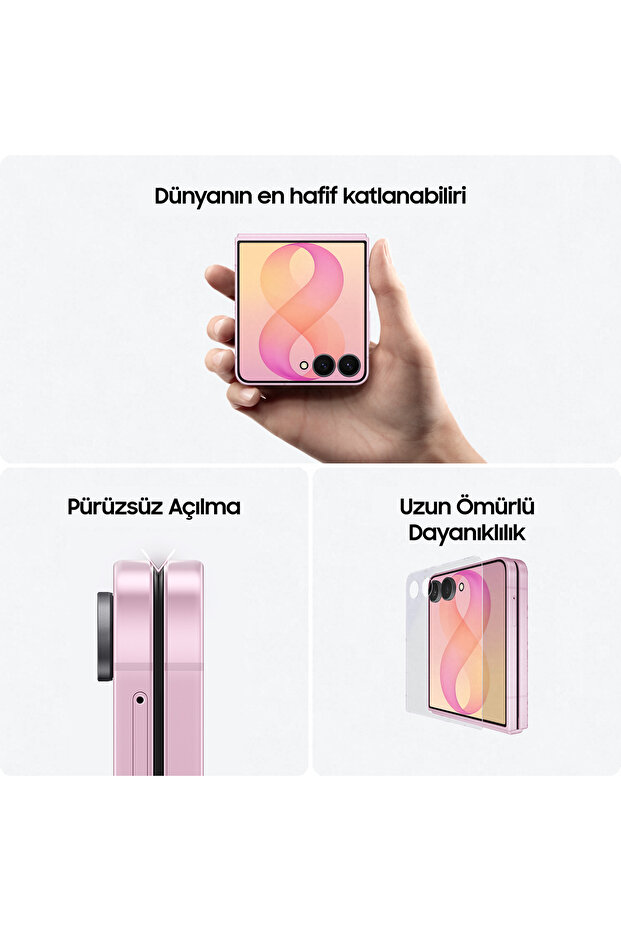 Galaxy Z Flip8 12GB/512GB Krem Cep Telefonu - 4