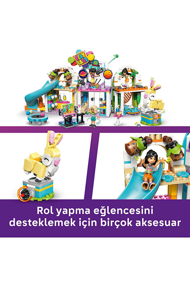 ® Friends Eğlenceli Kapalı Oyun Parkı 42686 – 7+ Yaş Çocuklar için Oyuncak Yapım Seti (668P) - 7
