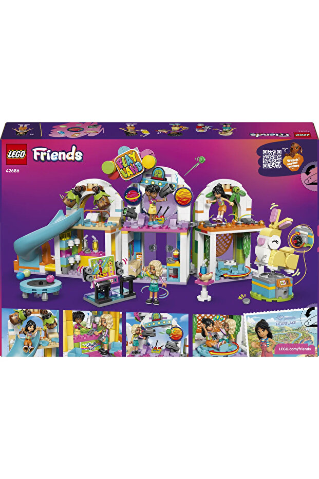 ® Friends Eğlenceli Kapalı Oyun Parkı 42686 – 7+ Yaş Çocuklar için Oyuncak Yapım Seti (668P) - 4