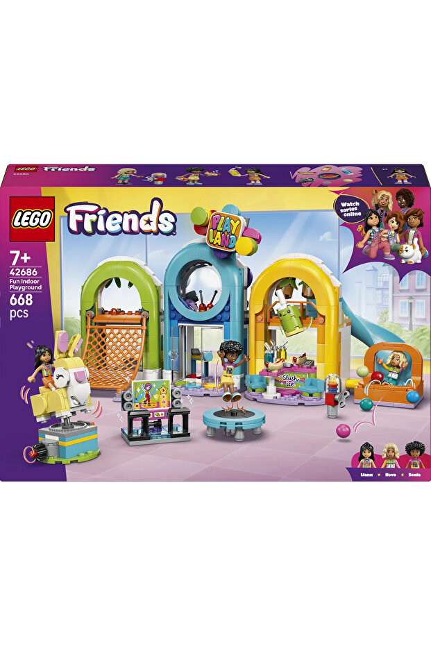 ® Friends Eğlenceli Kapalı Oyun Parkı 42686 – 7+ Yaş Çocuklar için Oyuncak Yapım Seti (668P) - 3