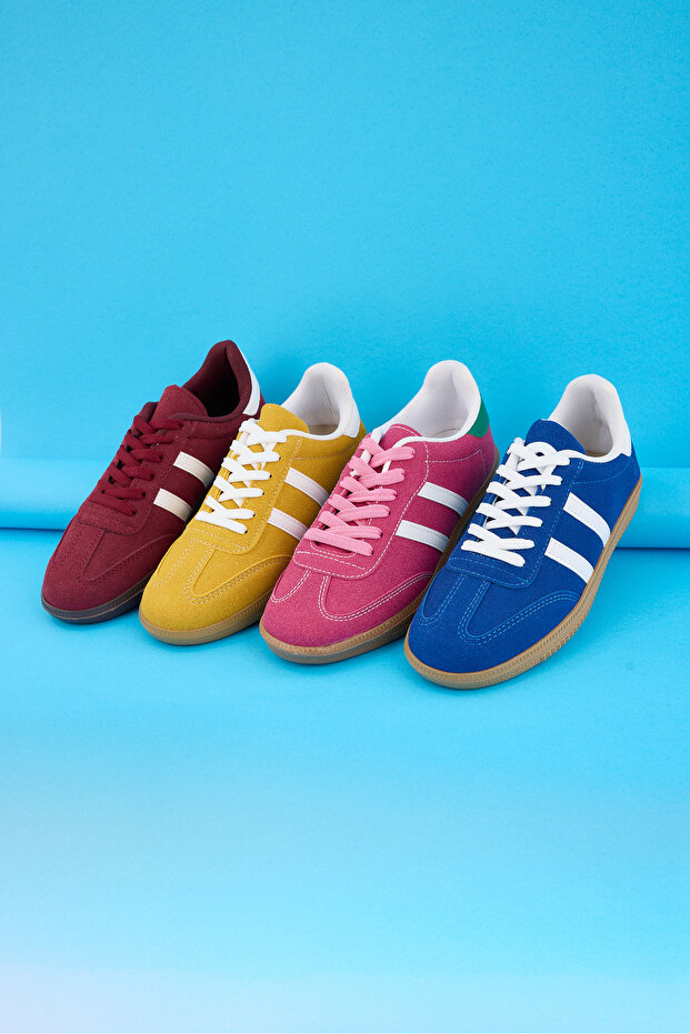 Mavi Retro Bağcıklı Kadın Spor Ayakkabı TAKAW25SN00005 - 2