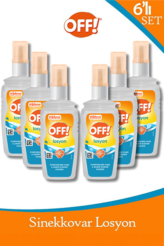 ! Sinekkovar Losyon 100 ml x 6 Adet